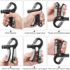 Hand Grip Strengthener - 2 Pack Counting Grip Strength Trainer - Adjustable Hand Exerciser for Muscle Building, Hand Therapy and Recovery - Relieve Pain for Arthritis, Carpal Tunnel - Image 7