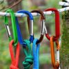 sprookber 3" Carabiner Clip Keychain, D Ring Caribeaner Clip, Key Clip Caribeener, Spring Snap Hook for Bag/Buckle, Set of 10 - Image 5