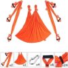 Aerial Yoga Swing Set Yoga Hammock Trapeze Sling Kit Inversion Tool Antigravity Ceiling Hanging Yoga Sling Inversion Swing for Professional Beginners & Kids - Image 4