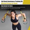 Home Resistance Training Kit, Resistance Trainer Exercise Straps with Handles, Door Anchor, Workout Poster for Home Gym, Bodyweight Workout Bands for Full-Body Strength Training - Image 6