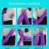FOSER Aerial Yoga Hammock, 16.4ft ×9.2ft Aerial Yoga Swing Set for Anti-Gravity Yoga, Aerial Dance, Aerial Acrobatics - Image 7