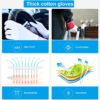 5Pairs(10Pcs) Moisturizing Gloves Overnight, Cotton Gloves for Dry Hands Eczema,White Cotton Gloves for Men and Women,Washable SPA Cotton Inspection Gloves, One Size Fit Most Cloth Gloves - Image 5