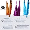 Aerial Yoga Swing, Hammock, Trapeze, Inversion Sling by Fit Active Sports - Image 6