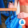 Gym1 Indoor Home Gym Aerial Yoga Bundle: Pull-Up Bar Core Unit and Nylon Yoga Hammock/Sensory Swing with Extension Straps for Arms & Legs, Safety Tested, Installs Easily, No Drilling, No Hammering - Image 7