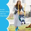 TURFEE 3 Pack Assorted Swing Set, Including 1 Gym Rings Trapeze Swing Bar and 2 Pcs Swings with Plastic Coated Chain, Swing Set Accessories Replacement for Kids Outdoor Play, Playground- Green - Image 6