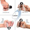 Logest Metal Hand Grip Strengthener 100LB-350LB No Slip Heavy-Duty Grip Strengthener with Gift Box, Great Wrist & Forearm Hand Exerciser, Home Gym, Hand Gripper Grip Strength Trainer - Image 3