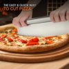Stainless Steel Pizza Rocker with Firm Grip Feature for Safe Operation Pizza Cutter Rocker Knife - Image 5