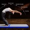 EZ GLAM 10ft/13ft/16ft/20ft Air Mat Tumble Track Inflatable Gymnastics Tumbling Track Mat with Electric Air Pump for Cheerleading/Practice Gymnastics/Beach/Park/Home use - Image 3