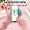 Cotton Moisturizing Gloves Overnight 2 Pairs Touchscreen Fingers for SPA Dry Hands Hand Care Day and Night Moisturizing (Medium-Pink) - Image 5