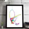 Amanda's flow"lyra/hoop yoga" art print. - Image 3