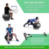 GoSports Hub 360 Fitness Ball Base - Universal Stability Stand for Fitness Balls - Image 2