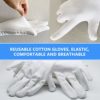 24 pcs (12 Pairs) White Cotton Gloves for Dry Hands, SPA Gloves Inspection Gloves Coin/Jewelry. - Image 3