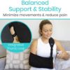 Vive Arm Sling - Medical Support Strap for Collar Bone, Rotator Cuff & Shoulder Injury - Adjustable, Breathable and Lightweight Immobilizer - Padded for Left, Right - For Elbow Dislocation and Sprain - Image 5
