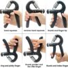 ZENGZHIC 2 Pack Grip Strength Trainer,2 Pieces Silicone Finger Exerciser， Hand Grip Strengthener, Adjustable Resistance 11-132Lbs (5-60kg), Non-slip grips for athletes and hand rehabilitation - Image 2