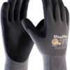 3 Pairs Set Pack MaxiFlex ATG 34-874 Gloves Nitrile Micro-Foam Grip Palm & Fingers - Excellent grip and abrasion resistance - Image 2