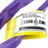USA Made VR1 X 4' Purple Slings 4'-12' Lengths in Listing, Double PLY Cover Endless Round Poly Lifting Slings, 2,600 lbs Vertical, 2,080 lbs Choker, 5,200 lbs Basket (USA Polyester)(4 FT) - Image 2