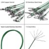 20Pcs Fishing Leaders with Swivels - Steel Leader Fishing line, Wire Leaders for Fishing Saltwater & Freshwater, Fishing Tackle Accessories - Image 2