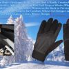 Rebo Wheelchair Disability Mobility Full Finger Gloves Breathable and Non-Slip Material for Good Grip Lightweight Adjustable Strap for Men and Women (Large) - Image 5