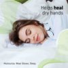 White Gloves Moisturizing Overnight Bedtime Cotton | White Inspection Premium Cloth Quality | Eczema Dry Sensitive Irritated Skin Spa Therapy Secure Wristband (100% Cotton, 7 Pairs) - Image 5