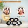 5BILLION FITNESS Grip Strength Trainer 5Pack, Hand Grip Strengthener with Counter,Adjustable Resistance Forearm Grip Strengthener for Physical Therapy Climbing,11 lbs -132lbs - Image 5