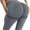 CHRLEISURE Butt Lifting Workout Leggings for Women, Scrunch Butt Gym Seamless Booty Tight - Image 2