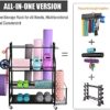 Mythinglogic Yoga Mat Storage Racks,Home Gym Storage Rack for Dumbbells Kettlebells Foam Roller, Yoga Strap and Resistance Bands,Workout Equipment Storage Organizer - Image 5