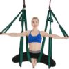 Aerial Yoga Swing Set Trapeze Yoga Hammock Kit Ultra Strong Antigravity Yoga Flying Sling Inversion Swing Tools with Extension Straps and Elastic Band for Air Yoga Inversion Fitness - Image 6