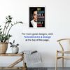 Ruth Bader Ginsburg Wall Art Prints - Gift for Women, Men, Lawyer, Attorney - Notorious RBG 8x10 Art Wall Decor, Room Decoration Poster Print for Home, Office, Apartment - Supreme Court Judge - Image 5