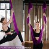 Aerial Silks Yoga Hammock Kit (11 Yards) Durable Silk Aerial Dance Flying Swing, Yoga Starter Kit for Home, Antigravity Inversion with Certified Hardware & Guide, for Adults/Kids All Levels - Image 5