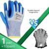 WINUSUAL Cut Resistant Work Gloves level 5 Protection,Latex Firm Grip Durable,Food Grade Safety Kitchen Cutting Gloves - Image 3