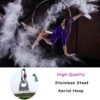 HISSEN MILE Lyra Hoop,Aerial Hoop Lyra Set,3ft Inner Dia Stainless Lyra Hoop with Accessories and Storage Bag for Dancing Studio, Aerial Fitness,ect - Image 3