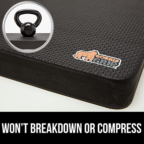 Gorilla Grip Extra Thick Water Resistant Comfortable Kneeling Pad, Provide Support for Knees, Durable Foam Cushion Knee Mat, For Gardening, Yoga, Mechanics, Baby Bath Time - Image 5