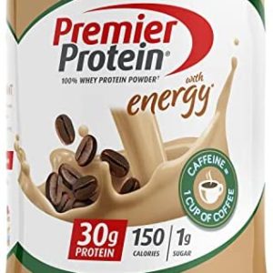 Premier Protein 100% Whey Protein Powder(Keto Friendly, No Soy Ingredients, Gluten Free), 23.9 Oz