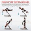 HARISON Inversion Table for Back Pain Relief 350 LBS Capacity with 3D Memory Foam, Back Inversion Chair with 180 Degree Full Inversion (2022 Updated) - Image 2