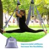 Gonex Aerial Yoga Swing Set, Yoga Hammock Sling Kit Fitness Inversion Swing Ceiling Hanging with Extension Straps and Instruction for Beginners Adults and Kids - Image 6