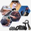 GRM Hand Grip Strengthener with Counter, Forearm Trainer Workout Kit (5Pack), Adjustable Resistance Grip Strength Trainer, Finger Exerciser/Stretcher, Grip Ring, Grip Ball for Recovery and Athletes - Image 7