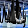 Aerial Yoga Swing Set Yoga Hammock Trapeze Sling Inversion Tool for Indoor Home Fitness (Black) - Image 3