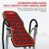 HARISON Inversion Table for Back Pain Relief 350 LBS Capacity with 3D Memory Foam, Back Inversion Chair with 180 Degree Full Inversion (2022 Updated) - Image 3