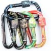 DYZD Gear Aluminum Alloy D Shape Buckles D Ring Keychains Screw Locking Spring Clip Hook Keyring Clip Hook - Image 2