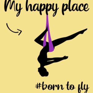 Born To Fly:: Aerials Notebook Aerialist Practice Writing Diary Ruled Lined Pages Book 120 Pages 6 x 9 Gift for aerial silk aerial hoop