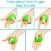 Vive Squeeze Balls for Hand Therapy, Exercise, Arthritis - Grip Strengthener Occupational Equipment for Finger, Wrist, Carpal Tunnel, Pain Relief, Stress - Resistance Strength Squeezing Egg Trainer - Image 5