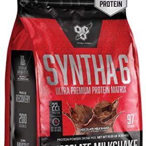 BSN SYNTHA-6 Whey Protein Powder, Chocolate Protein Powder with Micellar Casein, Milk Protein Isolate Powder, Chocolate Milkshake, 97 Servings (Package May Vary)