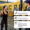 The Weightlifting Gym Buddy Journal by Habit Nest. 12-Week Personal Trainer & Progress Tracker. Fitness Planner / Workout Book that tells you exactly what to do and how to track progress. Provides 65 completely guided workouts, # of sets to do for each exercise, # reps to aim for, and provides a place to track all progress. Get weekly pro-tips, challenges & an exercise form index. #1 Workout Journal/Workout Planner for Women & Men. Workout Log Book / Fitness Journal / Workout Notebook. - Image 2