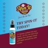 Spin iT Baseball Grip Spray - Bat Grip Tape & Baseball Batting Gloves Supplement - Pine Tar Baseball & Rosin Bags Baseball Replacement - Use with Baseball Net for Hitting and Pitching 2 oz - Image 7