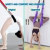 Adjustable Leg Stretching Strap, Yoga Fitness Flexibility Door Stretcher Strap/Back Bend Assist Trainer, Yoga Swing for Aerial Yoga Ballet Cheer Gymnastics Taekwondo Dancers - Image 5