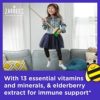 Zarbee's Complete Kids Multivitamin Gummies + Immune Support, Children Vitamins Gummy with Vitamin A, C, D3, E, B6, B12, Folic Acid & Total B-complex, 70 Count - Image 5
