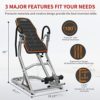 HARISON Inversion Table for Back Pain Relief 350 LBS Capacity with 3D Memory Foam, Back Inversion Chair with 180 Degree Full Inversion (2022 Updated) - Image 6