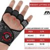 RDX Weight Lifting Gloves Grip, Non Slip Neoprene Ventilated Gym Barehand Gripper, Silicon Palm Protection, Powerlifting Fitness Strength Training Bodybuilding, Chin Pull ups Bar Calisthenics Workout - Image 6