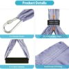 Gonex Aerial Yoga Swing Set, Yoga Hammock Sling Kit Fitness Inversion Swing Ceiling Hanging with Extension Straps and Instruction for Beginners Adults and Kids - Image 2