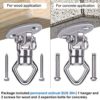 BeneLabel Swing Hanger with 2 Bearing, 800 LB Capacity, Safest Rotational Device Hanging Accessory for Aerial Silks Dance, Web Tree Swing Set, Yoga Swing Sets - Image 5